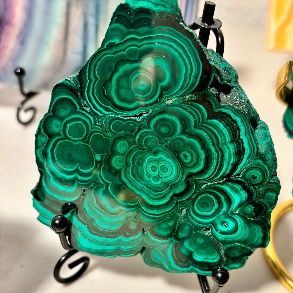 Vibrant Malachite Slab